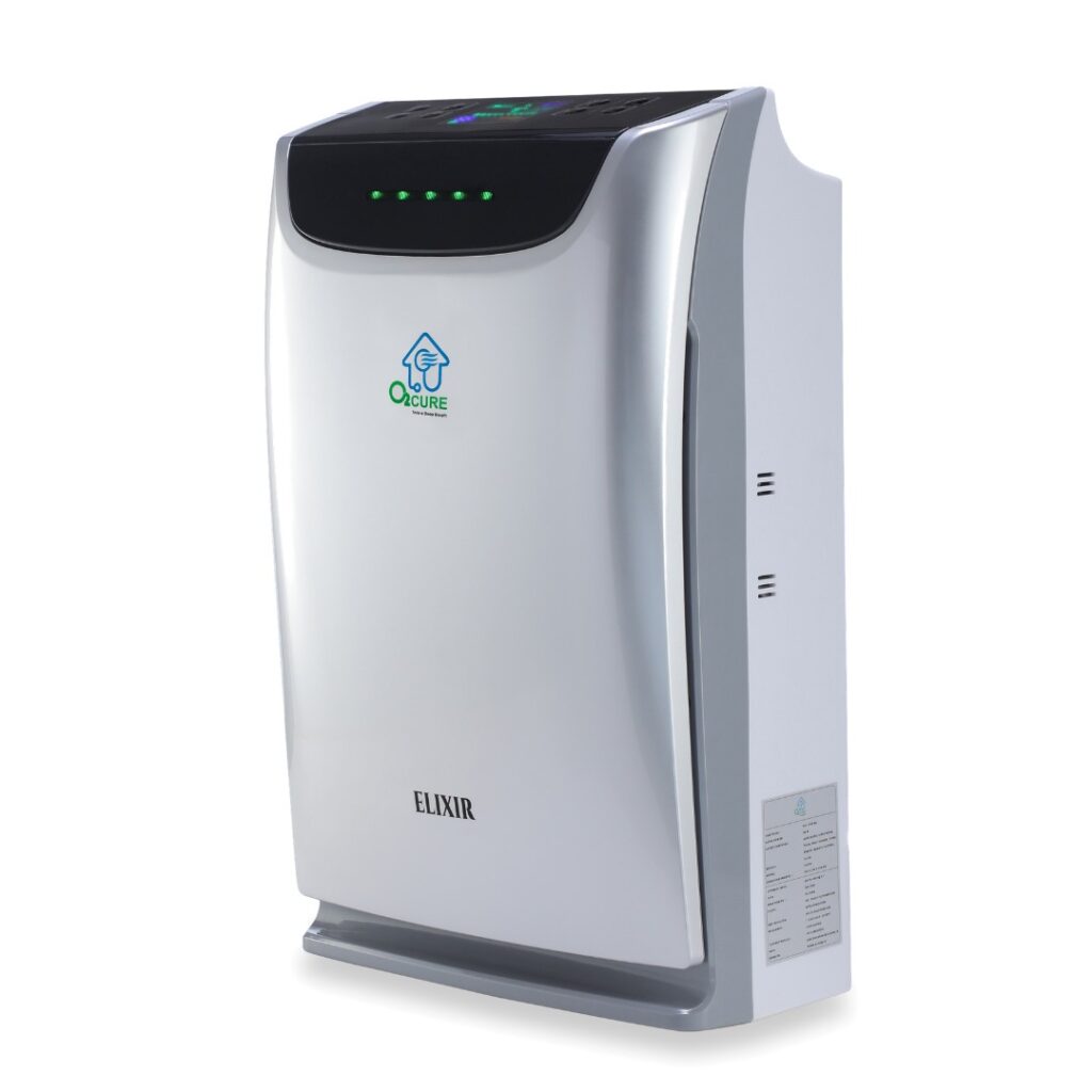 O2 Cure Elixir Air Purifier with Odor Sensing System & Humidifier