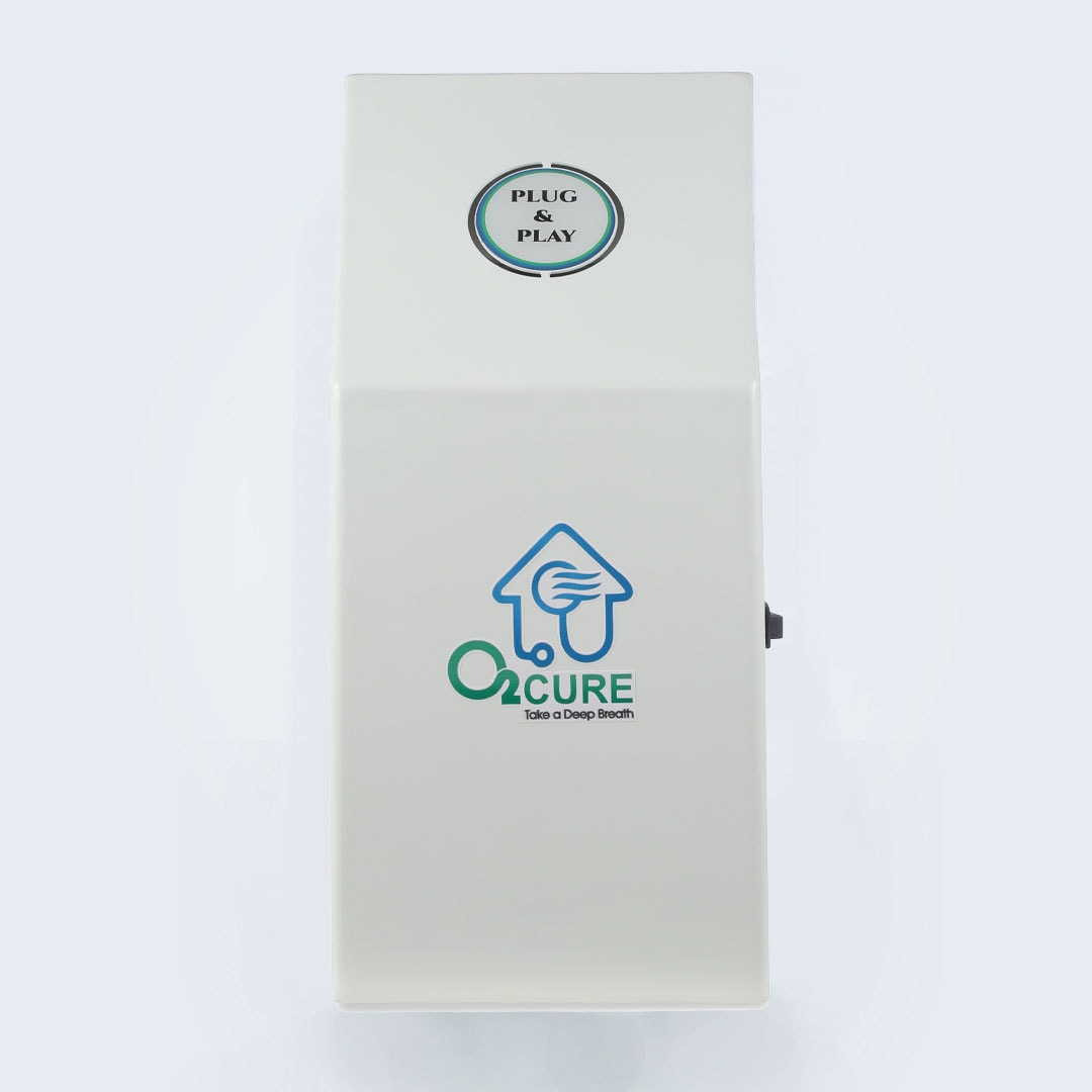 Plug-Play-Air-Purifier-front O2Cure Plug n Play (MAX) – Advanced Air Purifier with PHI & Bipolar Ionization Technology