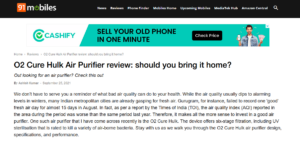 Product reviews