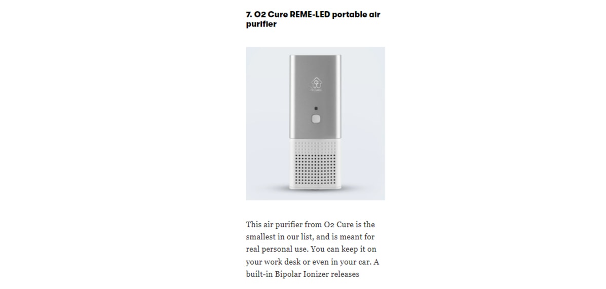Product reviews